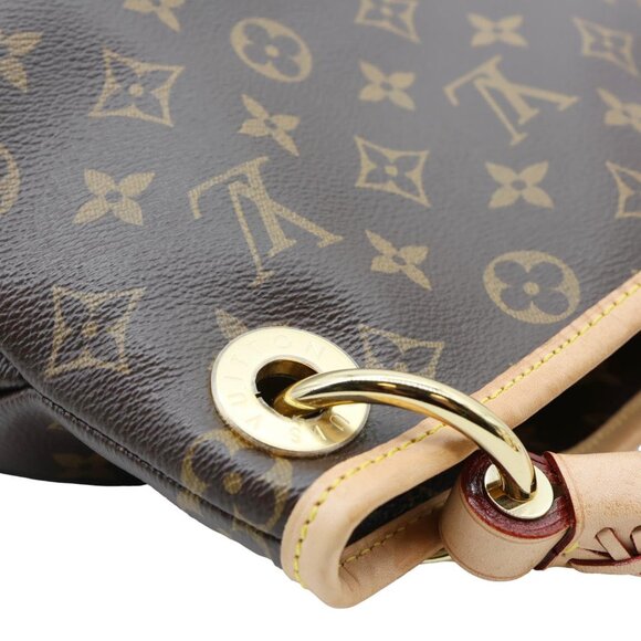 Louis Vuitton  Artsy MM Monogram Canvas Hobo Bag Brown - Picture 6 of 14